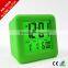 led alarm clock home clock factory LED Smart Clock with backlight/silicone led alarm clock