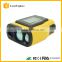 New Yellow color LCD Golf caddy 6x21 600m OEM Laser Golf Rangefinder with Slope and Pinseeker