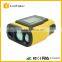 New Yellow color LCD Golf caddy 6x21 600m OEM Laser Golf Rangefinder with Slope and Pinseeker