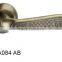 Factory hot-sale advertising lever door handles, door lock hardware, door handle antique for external door