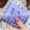 Euro style wallet PU key and coin wallet fashion lady leather wallet