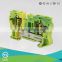 UTL GROUNDING TYPE ELECTRIC TERMINAL BLOCKSW WITH COLOR YELLOW/GREEN