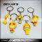 Promotional gifts new material face changing keychain with cute design
