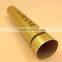 High Quality new design gold color aluminum shining packaging tube