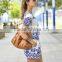 SheIn Floral Women Two Piece Set Crop Top Ready Made Fancy Pants And Shirts                        
                                                Quality Choice