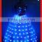 New design skirts with light/led luminous fiber optics fabric made in China,OEM customize fiber optic costume