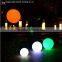 Remote Control Color Changing Led Ball waterproof led light ball From China