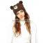 Proffestional OEM fashion design high quality custom pom pom hats wholesale