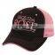 Custom Baseball Cap Embroidery curved Brim Cotton Mesh Baseball Cap