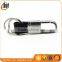Wholesale Stainless steel leather keychain keyring