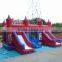 2016 hot inflatable castle slide combo