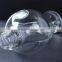 Wholesale custom made flint glass wine bottle