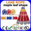Maple leaf shape swimming pool float line, lane rope