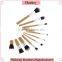 Natural Wood Handle Makeup brushes set 11 pcs