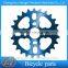 metal brackets sprocket of bicycle with you logo lasered