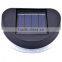 551622 CE and ROHS Extra Bright White LED Plastic Structure with Chrome Plated Surface 4PCS Solar Light Set