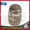 Custom design Oak shape with cross logo salt tin can