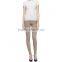 2015 fashionable khaki skinny zipper-cuff cargo pants for womenJXH126