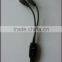 LVDS White Monitor Cable With BNC And DC5521 Connector