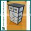 Modern medical tall wooden drawer cabinet with 6 drawers