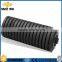 Long Life Low Friction Belting Conveyor Impact Rubber Coated Roller With Ring