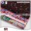 100% polyester printing organza for women dress, with big flower