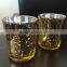Best Decoration Tableware Beautiful Design Plating Glass Candle Cup