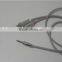 3.5mm Mini Stereo Headphone Jack Male Plug to 2 x RCA Phono Male Plugs Colour Coded for Left / Right Audio