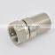 F Connector jack to plug adaptor, rf connector, coaxial connector, F type connecteur