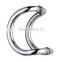 H shape O shape Glass door handle for Stainless steel door handle double sided door pull handle