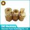 High quality precision custom machining brass mechanical parts and components