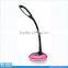 Flexible eye protection rechargeable LED reading lamp with 256 living colors