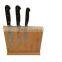 100% nature bamboo magnetic knife holder