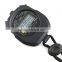 Black Waterproof Shock Resist 2 split recallable Memory Sports Stopwatch Timer PC894