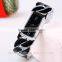 Top quality Fashion Women Round Decorated Bangle Cuff Analog Quartz Bracelet Watch