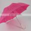 pink color straight shaft fashion umbrella for lady