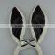 Black and White Sexy Bunny Ear Headdress Rabbit Headband