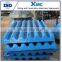 PEX-250*1200 , brand movable/swing and fixed jaw plate for jaw stone crusher spare parts 250X400,250x1200