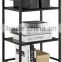 Kitchen Utility Cart Rolling Metal Portable Bar Pantry Bathroom Office Bookcase