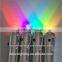 Special high power silver aluminum housing 3W 10 colors RGB Color changing led flashlight