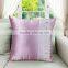 Decorative Handmade Pink Lace Silk Cotton Pillow Cover / Cushion Cover