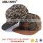 wholesale cheap flat bill cap/leather patch custom hat