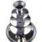 Economic home 9cm(D)18cm(H) 180W Stainless Steel 4 Tiers cheap 110v/220v chocolate fountain