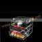acrylic drawer organizers/cosmetic display tray/container store acrylic makeup organizer
