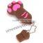 Cheap 8GB-32GB Thumb Flash Drive paw shaped USB flash memory