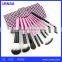 Low price complete natural bristle makeup brush set mink makeup brushes