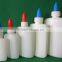 plastic wholesale cheap plastic white&wood adhensive glue bottle