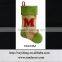 Hot Selling Jute Christmas Stocking