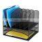 5 Upright Sections Assemble Mesh Office Desk Organizer