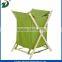 Eco-friendly bathroom wooden basket laundry hamper laundry